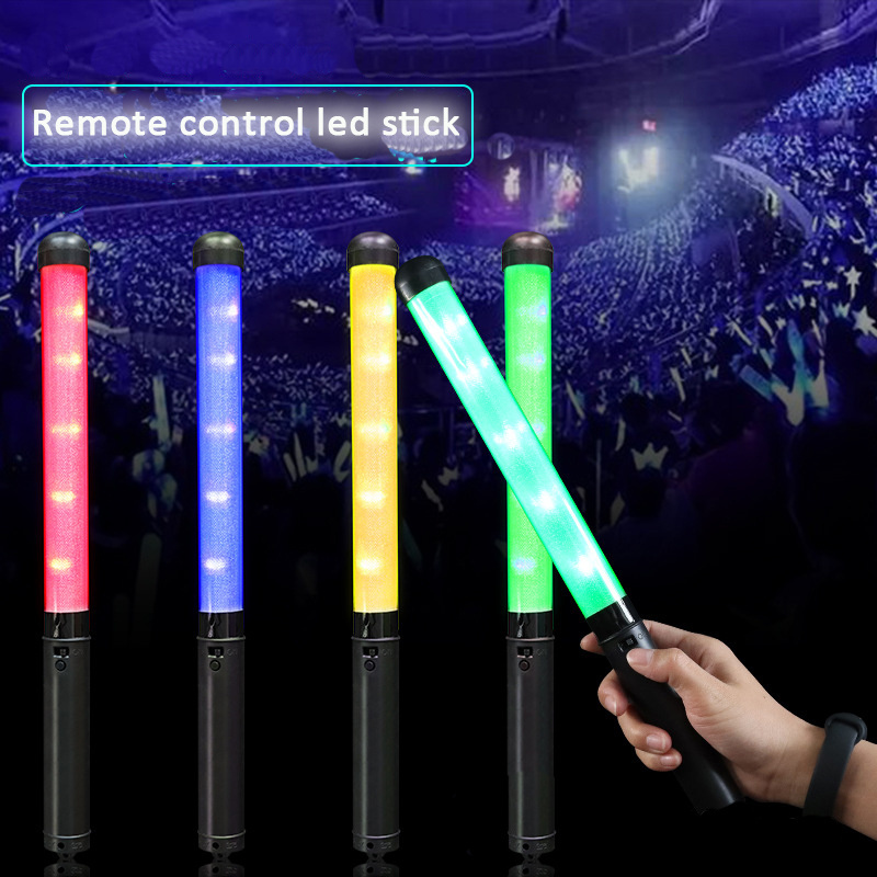 DMX wireless remote controlled led glow sticks night fun colorful night glow led stick for party sports event