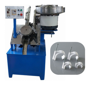 Automatic Cable clip nail making assembling  machine / cable clip assembly machine