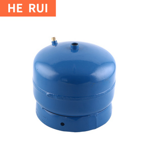 Empty lpg gas cylinder manufacturers welding gas bottles Low price 2kg small lpg gas filling welded steel cylinder with burner