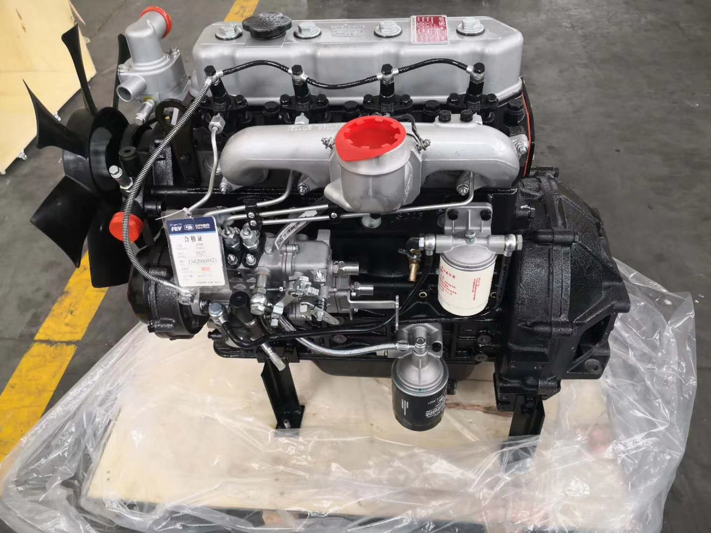 Yunnei YN27 42KW 2400rpm 4-cylinder diesel engine for small wheel loaders Marine Stationary Power