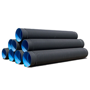 Large Dn600 Black Hdpe 10 Foot Diameter Plastic Drain Hdpe Pipe Prices 18 12 Inch Plastic Corrugated Culvert Pipe Manufacturer