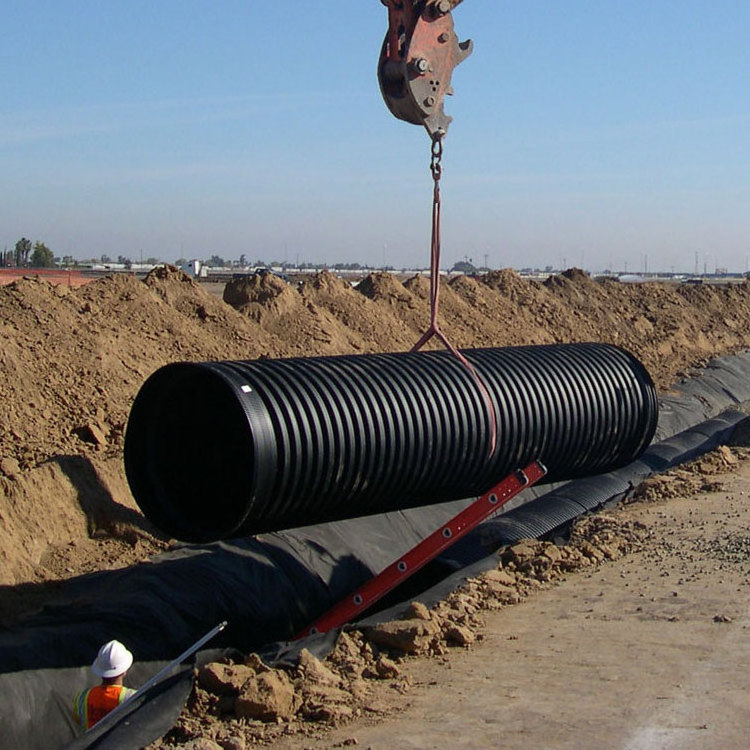 Saudi Arabia Corrugado Tuberia Culvert Drainage Waste Underground Hdpe Sewer Corrugated Pipe Sizes And Dimensions For Drainage