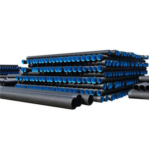 18 inch hdpe double wall corrugated pe drainage pipe dwc hdpe plastic culvert pipe