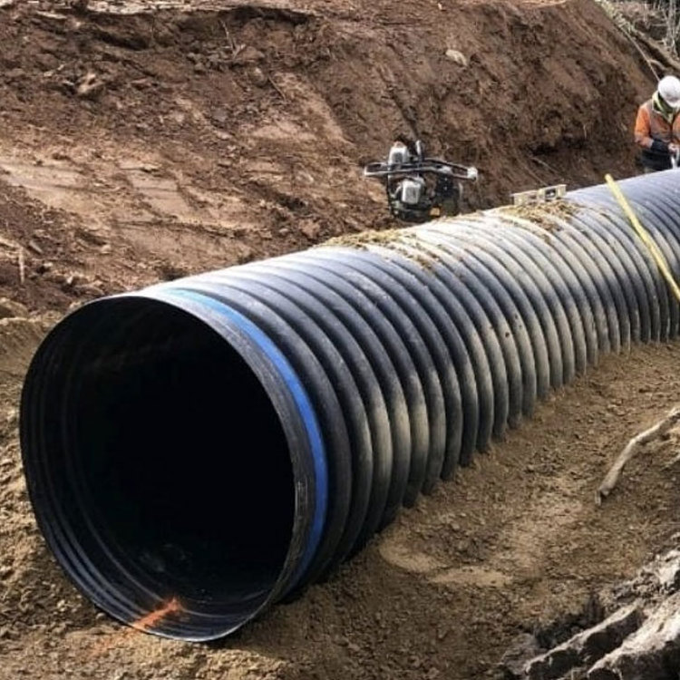 Saudi Arabia Corrugado Tuberia Culvert Drainage Waste Underground Hdpe Sewer Corrugated Pipe Sizes And Dimensions For Drainage