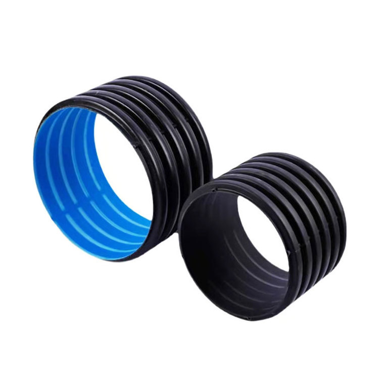 400mm sn8 double wall corrugated hdpe plastic culvert pipe