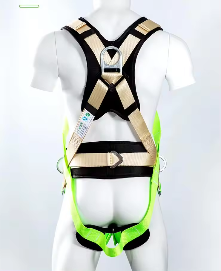 Lanyard Safety Strap Quick Connect Construction Work Five Point Full Body Safety Harness