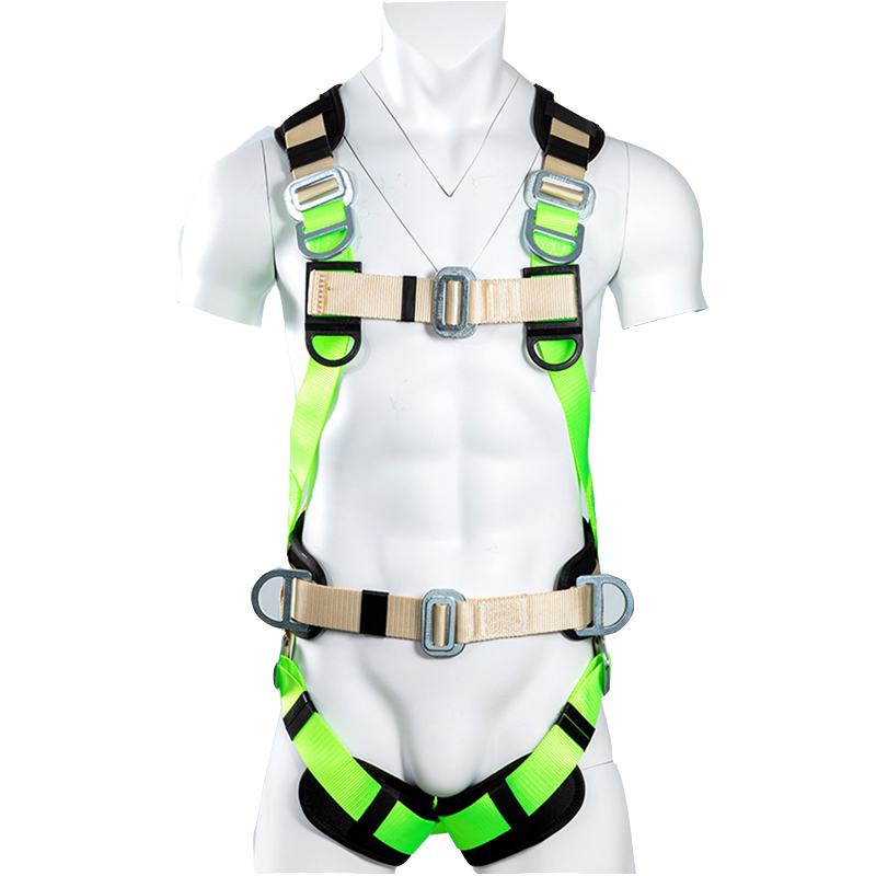 Lanyard Safety Strap Quick Connect Construction Work Five Point Full Body Safety Harness