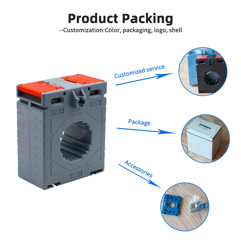 CP / MES current transformer for ammeter 1A - 3000A busbar din rail indoor current transformers