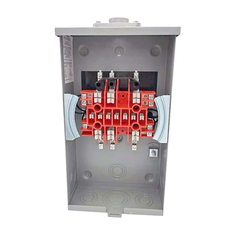 4 Terminal 13 Jaws 20A Meter Socket Base with Ring Blank Hub