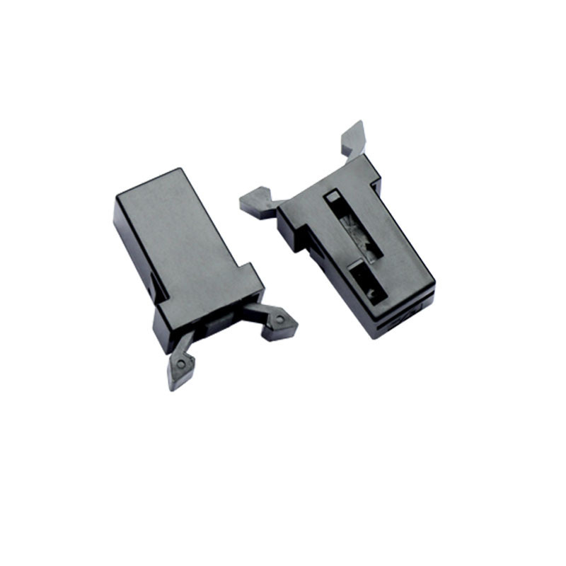 DL-9 Plastic Small Spring Door Lock Latch Mini Touch Latch Catch plastic push to open and close cabinet push touch lock