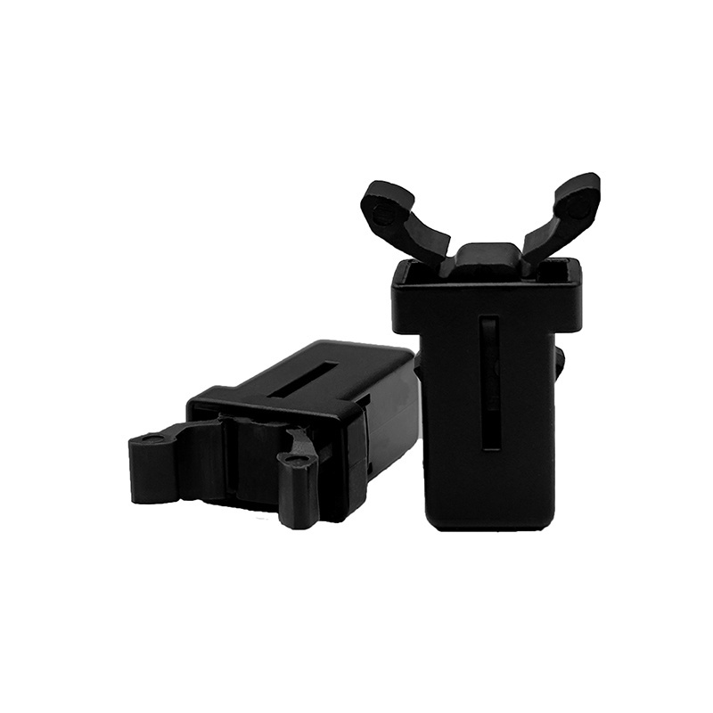 PL-2 Black Plastic  push button cabinet Captive Panel Latches POM plastic push to open magnetic door latch