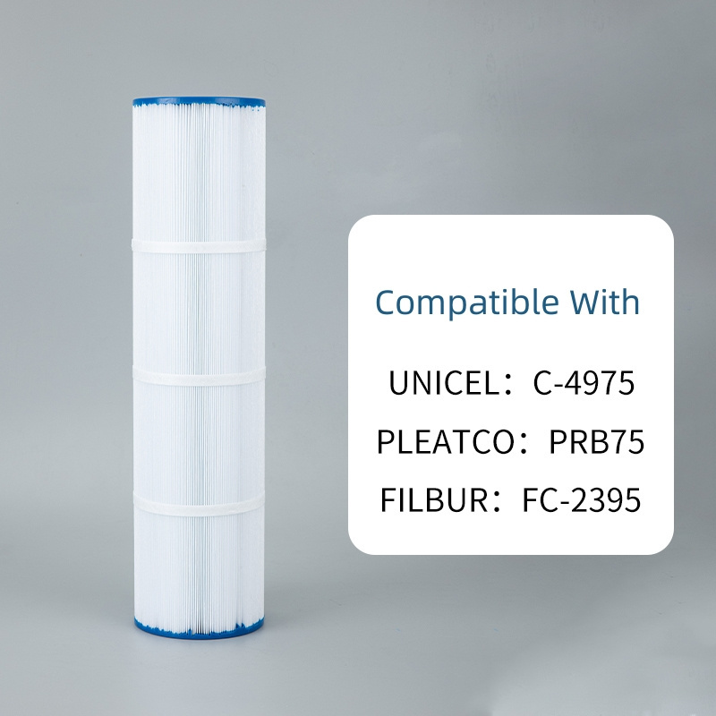 C-4975 PRB75 FC-2395  Pleated Material Pool Replacement spa filters cartridges  spa pool filter POOL WATER FILTER