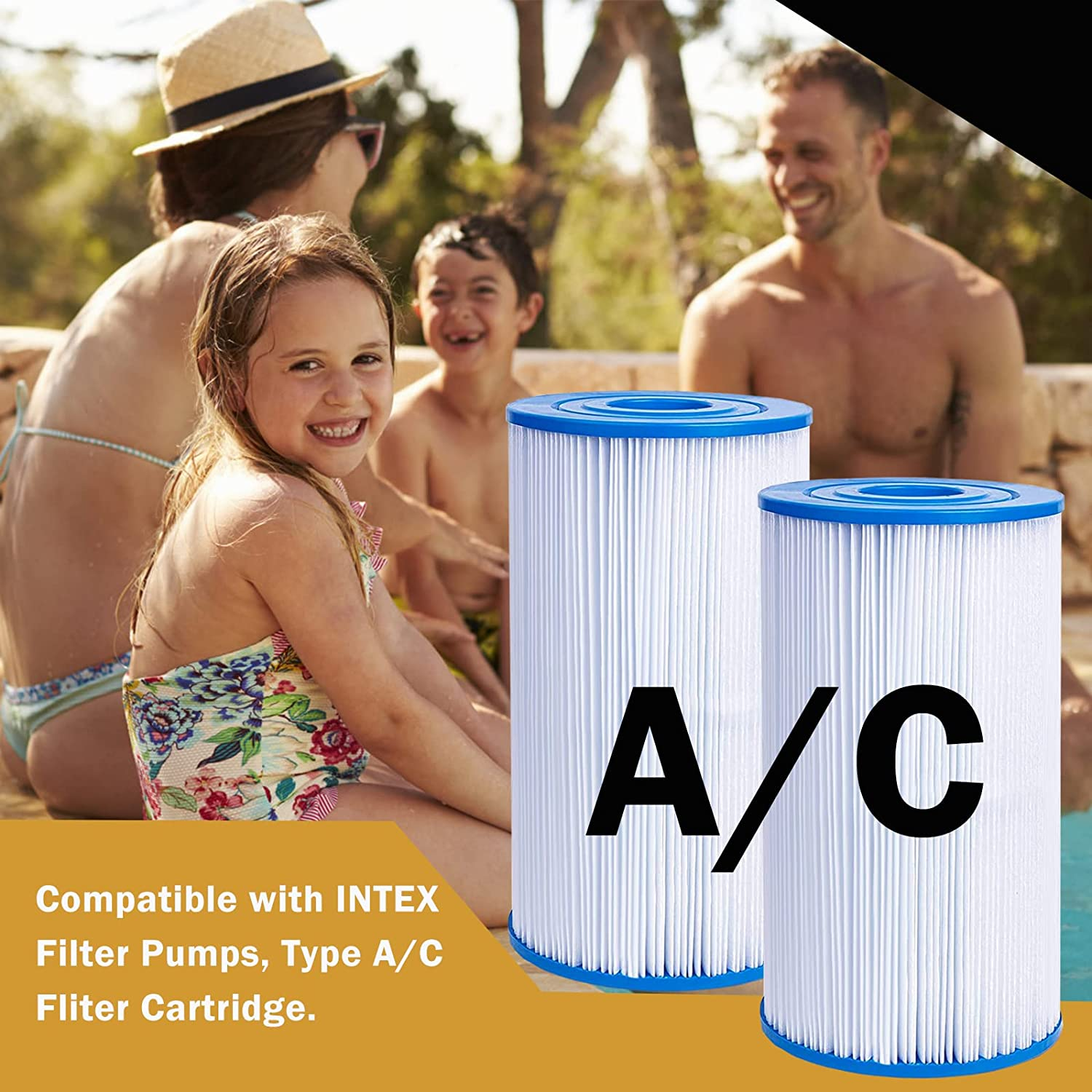 A/C  Pool Filters, Summer Escapes or Summer Waves Above Ground Pools