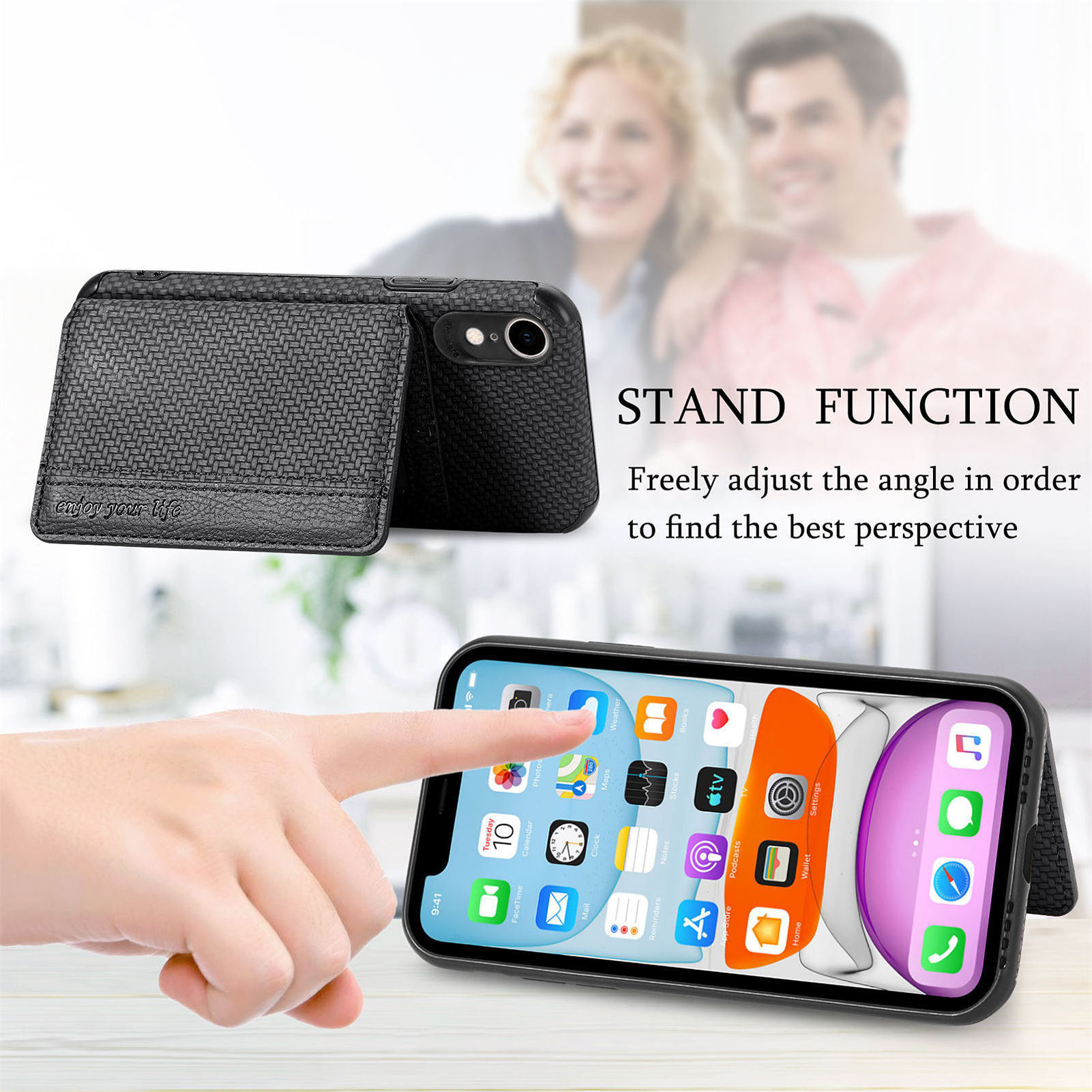 Premium Fashion-Forward Quality Functional Card Wallet Phone Case For iPhone 14 13 12 11 X XR XS Pro Max Mini 8 7 6s 6 Plus SE 2