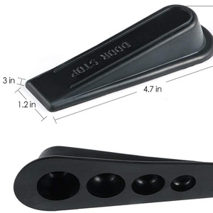 Rubber Door Stoppers for Bottom of Door Door Gaps Sturdy Stackable