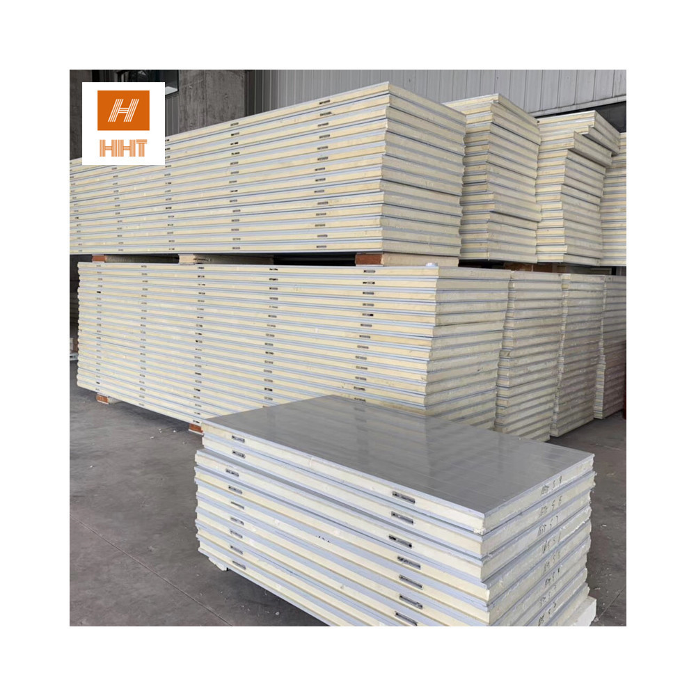 Cold Warehouse 75mm Wall Pu Sandwich Panels Cold Chain Packaging Solution Insulation Panel Insulation Cold Room Panels