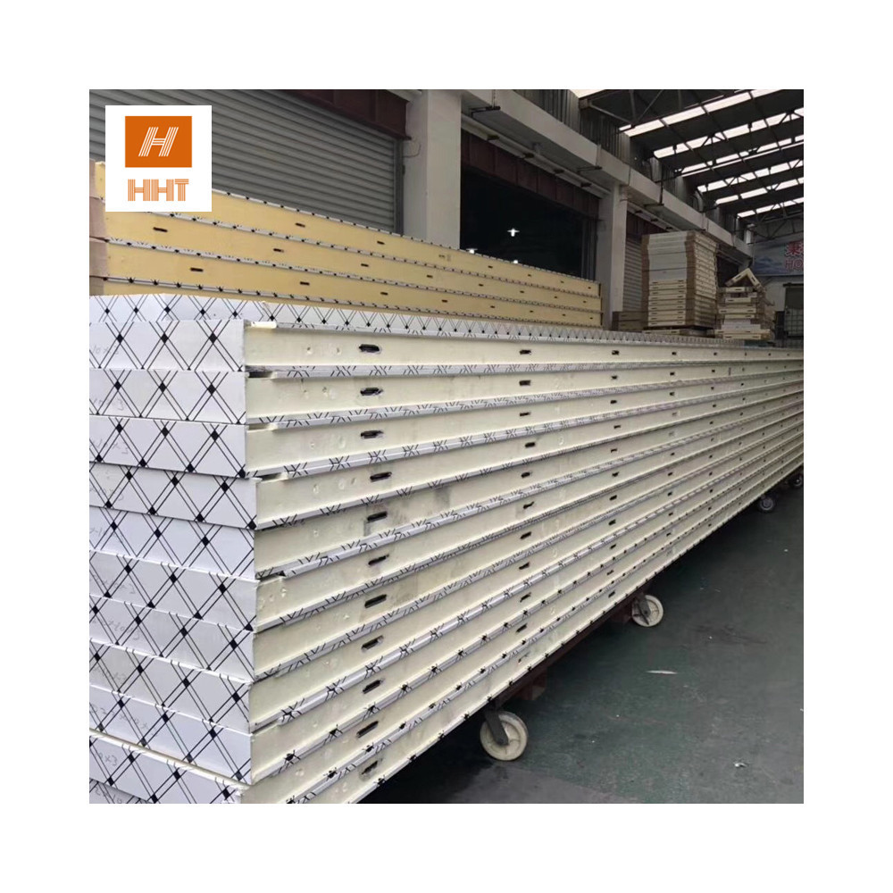 100 Mm Thickness Cold Room Storage Insulation Polyurethane Sandwich Panels Pu Pir Foam Insulation Pe Coated Ppgl Steel Plate Pri