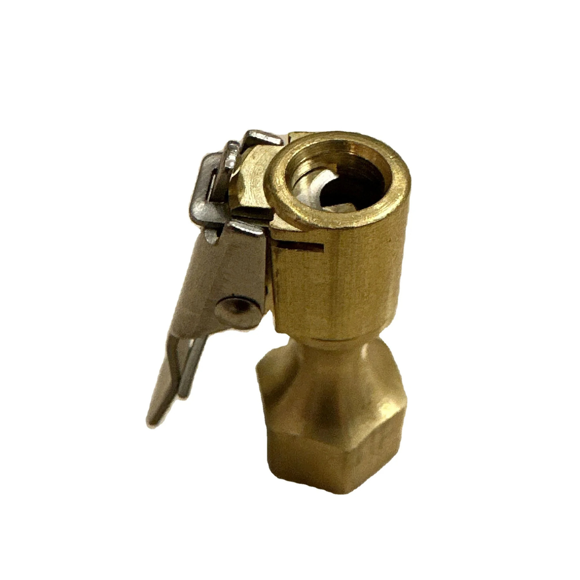 Wholesale Car Brass Structure Clip On Open Euro Style High Pressure Inflator Tire Air Chuck With Npt