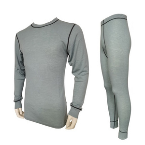 Custom Outdoors High Quality Thermal Underwear For Men 80% Merino Wool Base Layer Pants