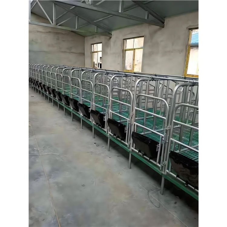 factory direct pig farm equipment pig fattening pen finishing crates galvanized steel stall animal cage pig cage