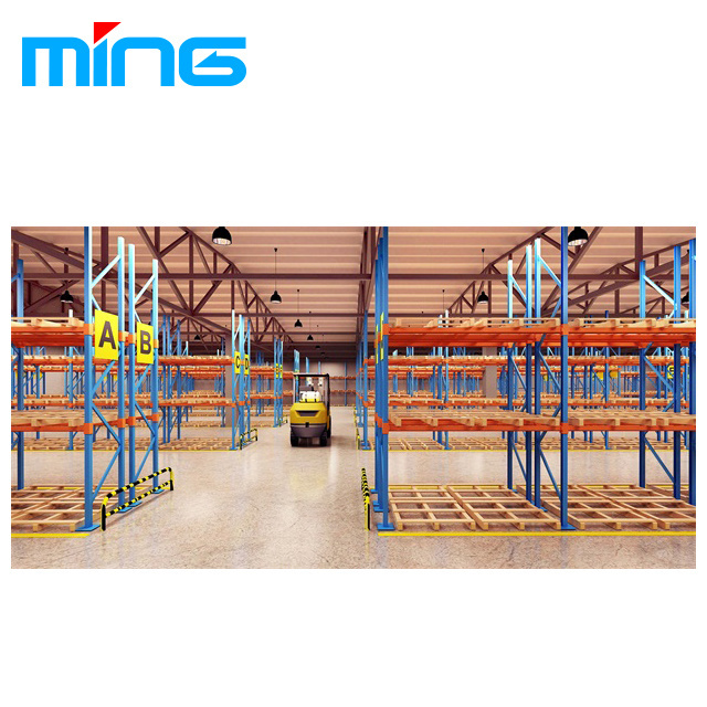 Industrial Warehouse Rack Storage Push Back Rack Pallet Rack For Sale