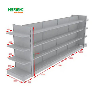 retail shelving system gondola stand shelf supermarket rack