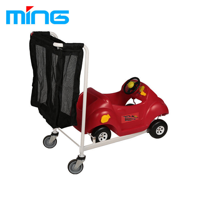 Shopping Mall Folding Children Cart Kids Shopping Trolley with Bag