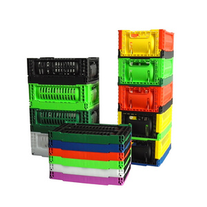 Collapsible and Stacking Plastic Folding Crate 300*200*120