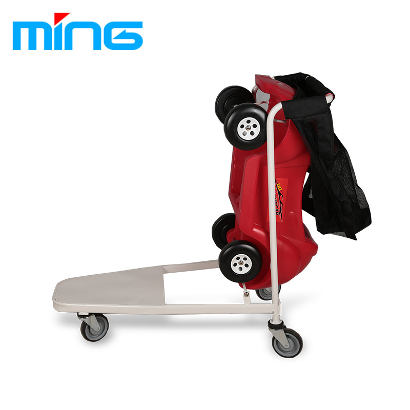 Shopping Mall Folding Children Cart Kids Shopping Trolley with Bag