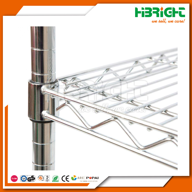 metal wire shelf rack closet chrome wire shelving