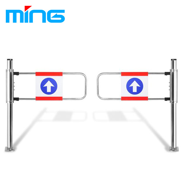 supermarket entrance speed swing gate counter access control turnstile