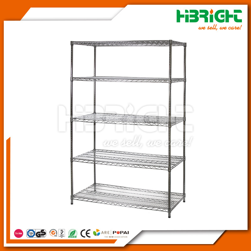 metal wire shelf rack closet chrome wire shelving