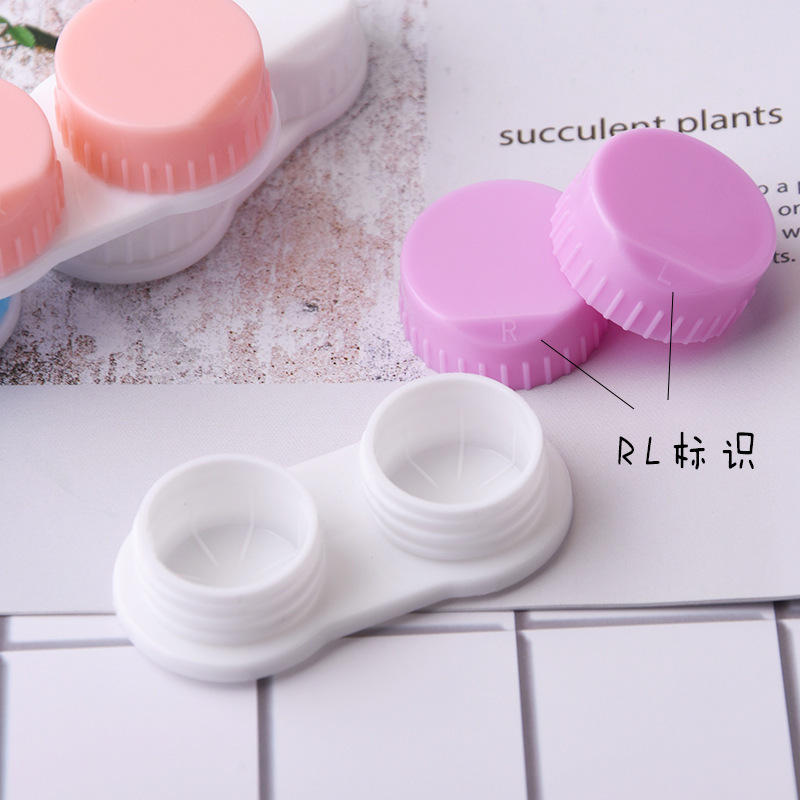 wholesale cheap price colorful clear contact lens case cute panda