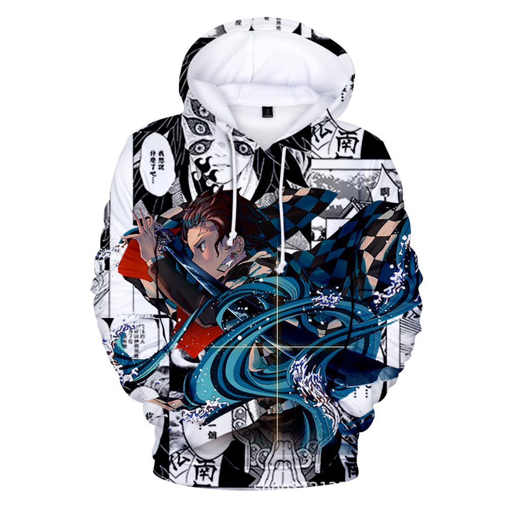 Fashion Japanese Anime Kpop Strip Comfort Hoodies Custom 3D Printing Pullover Hoodie Hip Hop Long Sleeve Hoodie With Pocket