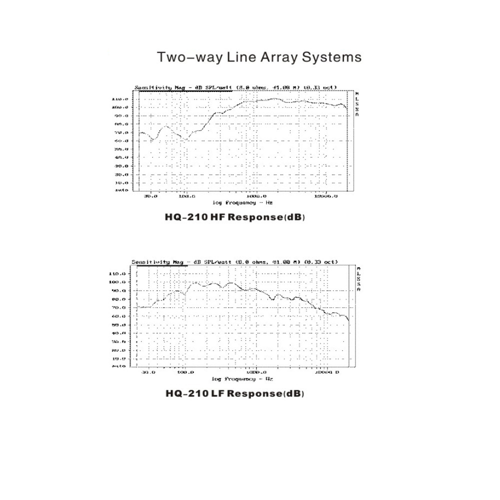 China Dual 10'' Professional Line Array Speaker Box For Concert Sound System, Passive Speaker HQ-210