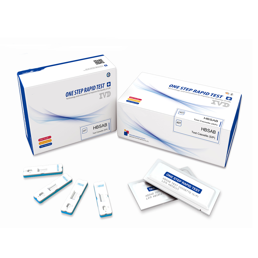 Good price hepatitis test kits rapid test  kits hbs ag cassette HIV Hbsag HCV Typhoid combo test kit