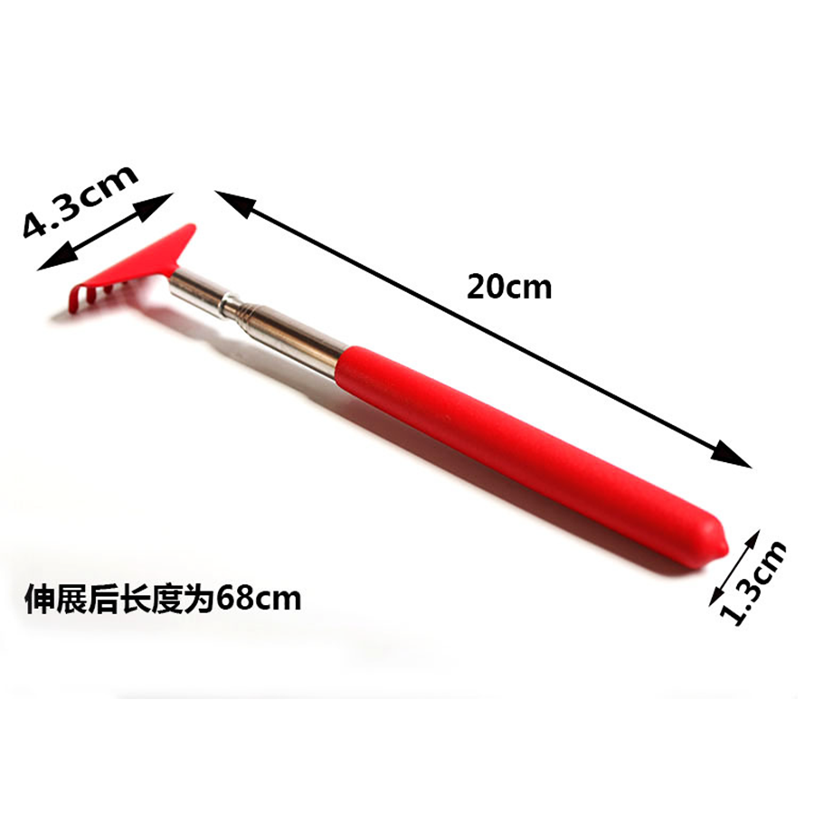 Back Scratcher Extendable Massager Metal Extended Flexible Hand Back Scratcher Bamboo Back Scratcher