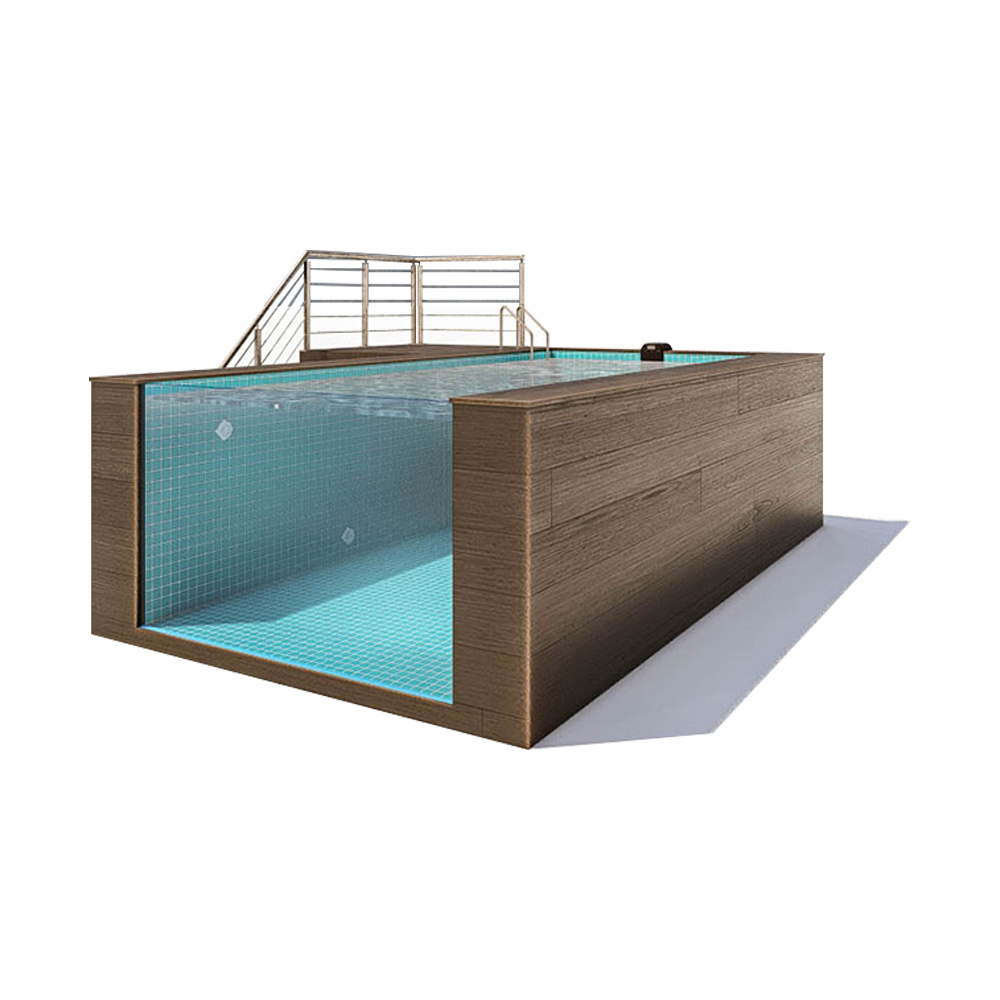 Piscina Cerca De Mi Pool Builder Small Custom Semi Inground Prefab Shipping Container Pool Luxury Modular Swimming Pools