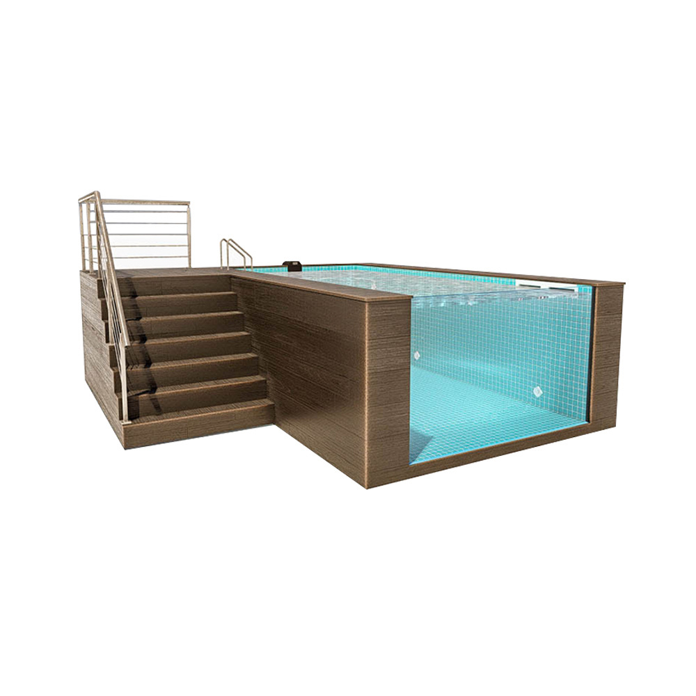 Piscina Cerca De Mi Pool Builder Small Custom Semi Inground Prefab Shipping Container Pool Luxury Modular Swimming Pools