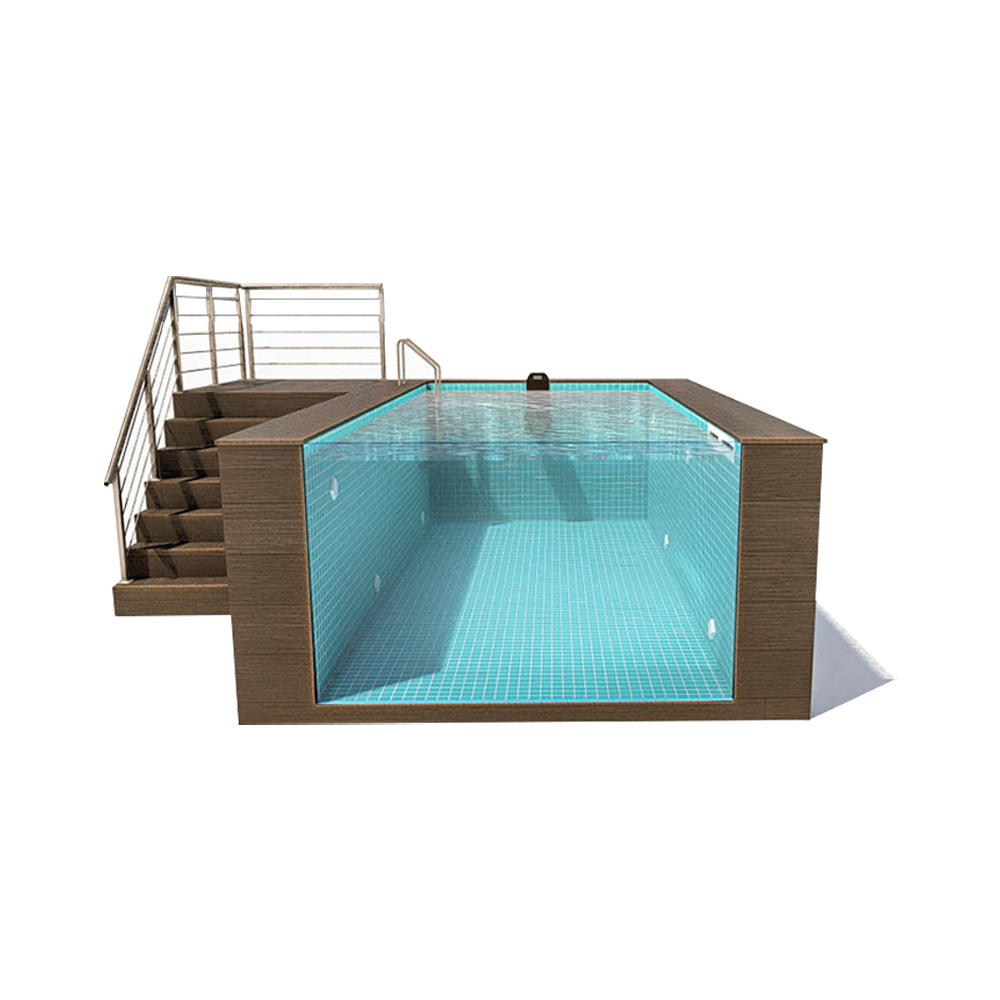 Piscina Cerca De Mi Pool Builder Small Custom Semi Inground Prefab Shipping Container Pool Luxury Modular Swimming Pools