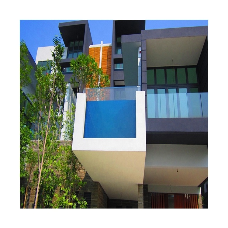 AUPOOL Factory acrylic pool  acrylic sheet  acrylic above ground transparency swimming pool