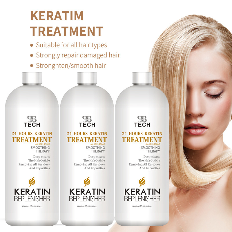 1000ml hot sale professional bulk salon use nano keratin Brazilian hair treatment