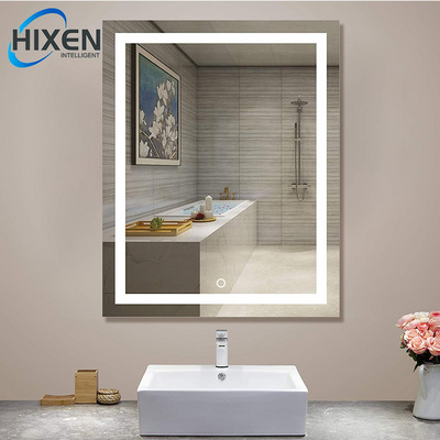 HIXEN 18-5A New Design Large Bathroom Makeup Rectangle Led Lighted Cosmetic  Led Lights Magnifier Mirror