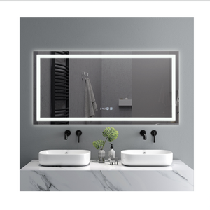 HIXEN 18-5A 600x800 Modern Style Rectangular LED Bath Wall Mounted Bathroom Mirror with Lights