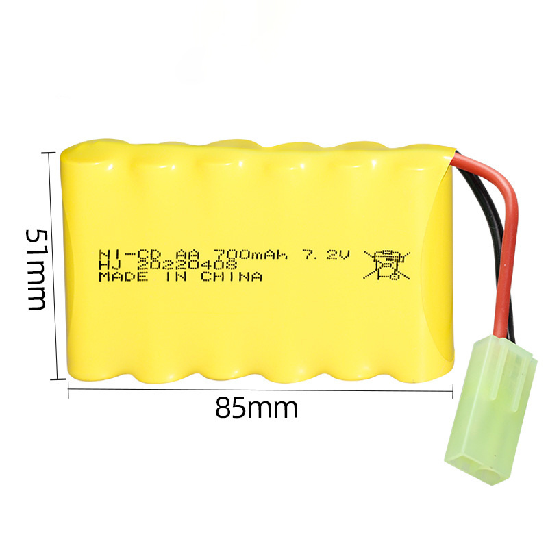 Factory rc 7.2V 700mAh Nicd rechargeable cell pack kids toy truck small children vehicle toys usb aa battery