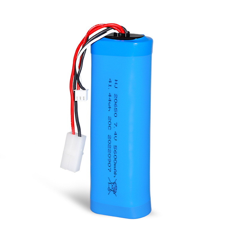 Factory 7.4V 20650 5600mAh 20C toy lithium remote control train track operated pallet truck tank battery