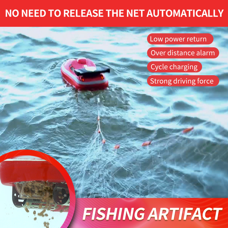 Factory automatic nesting netting RC never capsize remote control fish finder rc bait plastic fishing boat