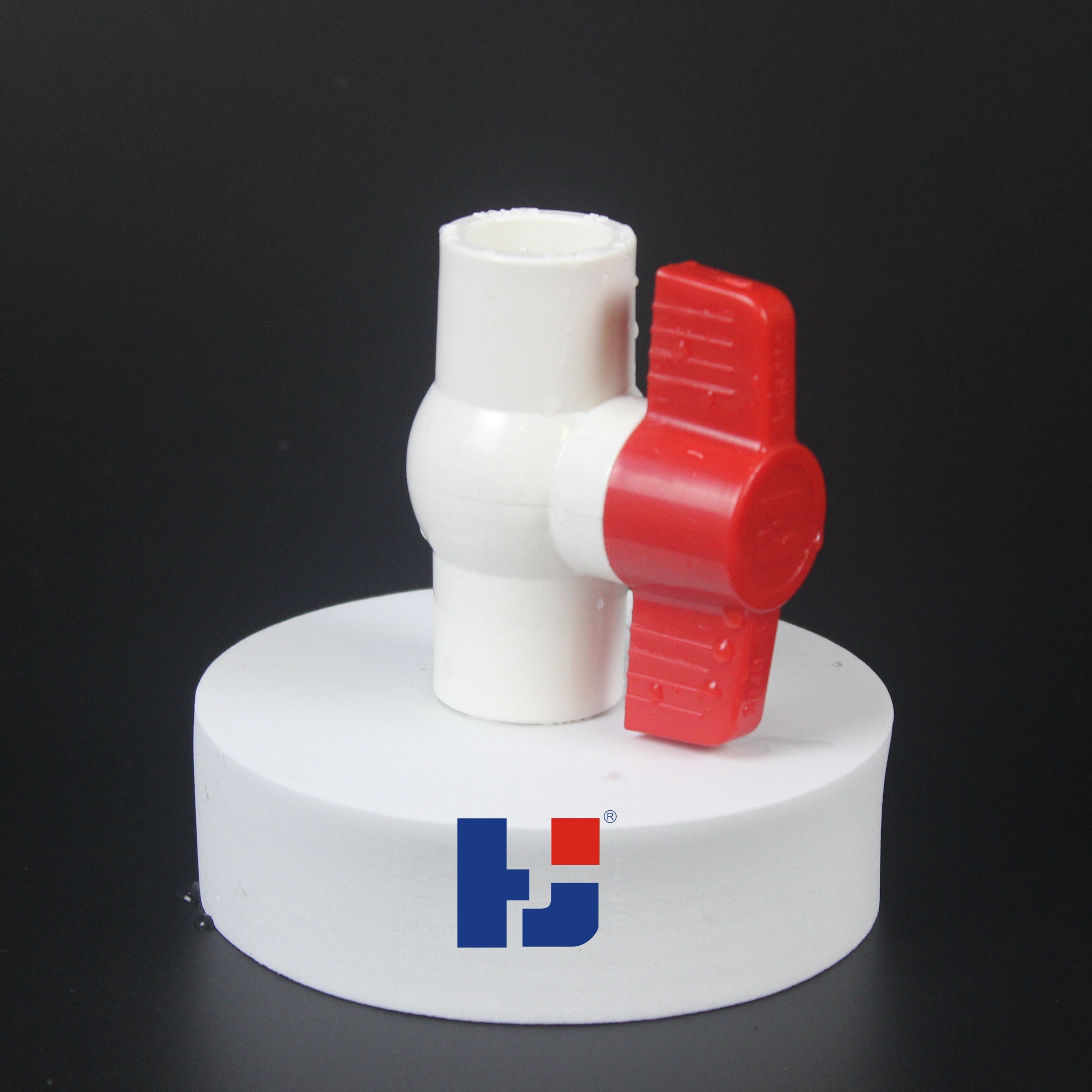 HJ brand China Plastic valve DIN ANSI JIS 20mm  PVC pipe fitting Valve PVC Ball valve