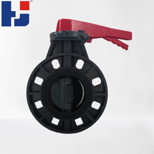 Wholesale handle type plastic 4 inch DN100 DIN standard PVC butterfly valve