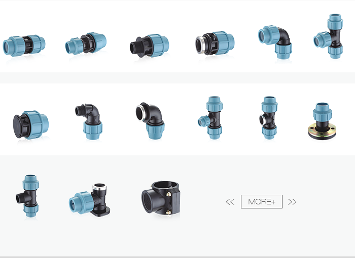 HDPE PP Compression Fitting Male Threaded Elbow for Water Supply and Irrigation Pipe Fittings